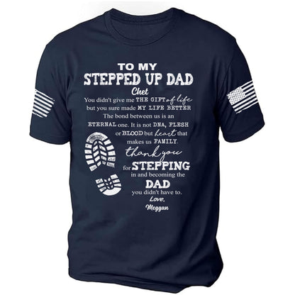 Personalized Fathers Day T-Shirt, Custom Grandpa Grandkids Name Shirt, Papa Shirts, Dad Gifts for Fathers Day and Christmas