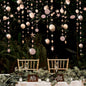 Decor365 Twinkle Star Garland Champagne Gold Party Decorations Stars Banner Ceiling Hanging Decor Streamer Backdrop for Birthday Baby Shower Christmas New Year Eve Starry Night Theme Party Supplies