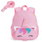 mommore Toddler Backpack for Boys 2-4, 3D Cartoon Mini Kids Travel Bag, Small Baby Backpack with Toddler Leash, Chest Buckle, Water-Resistant Pre-K Schoolbag, Dinosaur