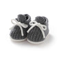 LAWKUL Baby Booties Knit Newborn Shoes Cozy First Walkers Infant Toddler Boots for Boy Girls 0-3 Months
