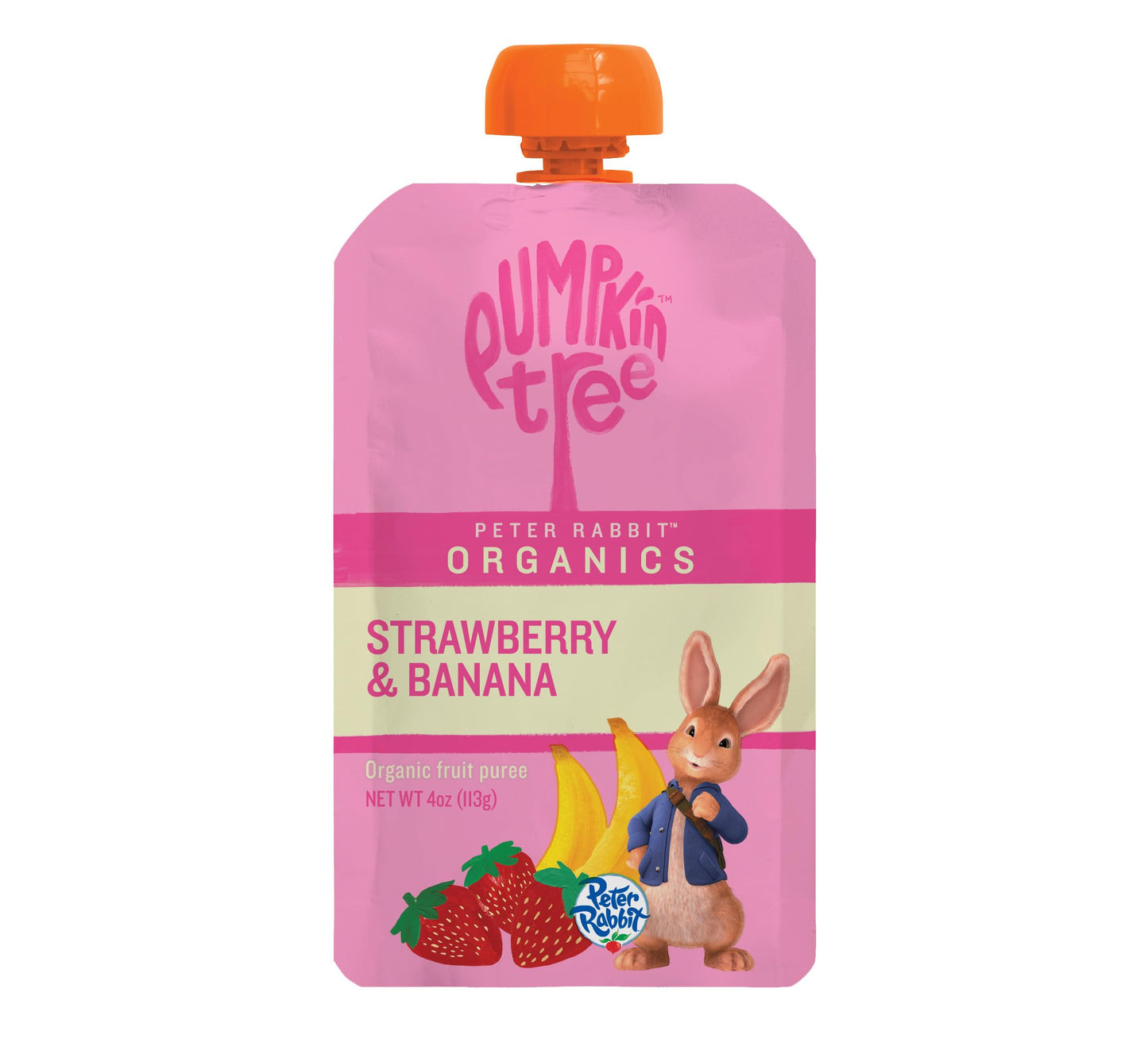 Peter Rabbit Organics Fruit Vegetable, Squeezable Pouches, 4 Ounce (Pack of 18)