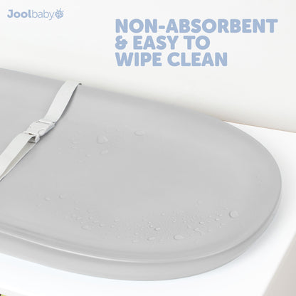 Jool Baby Waterproof Baby Changing Pad - Easy to Clean, Lightweight & Portable - Large Foam Cushion for Comfort (Sage)