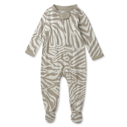 HonestBaby Sleep & Play Footed One-Piece Pajama Sleeper 100% Organic Cotton, Baby Boys