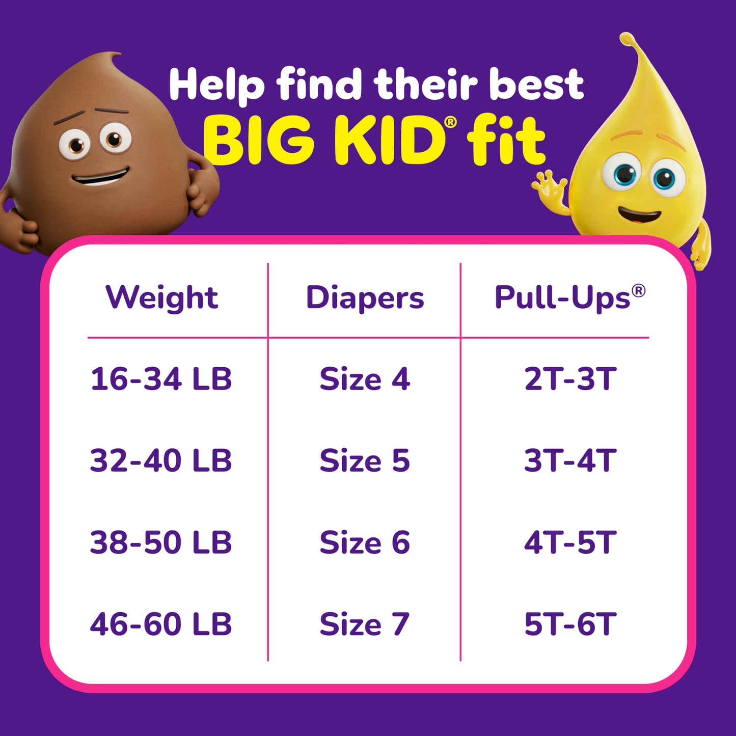 Pull-Ups Girls' Potty Training Pants, Size 4T-5T Training Underwear (38-50 lbs), 56 Count