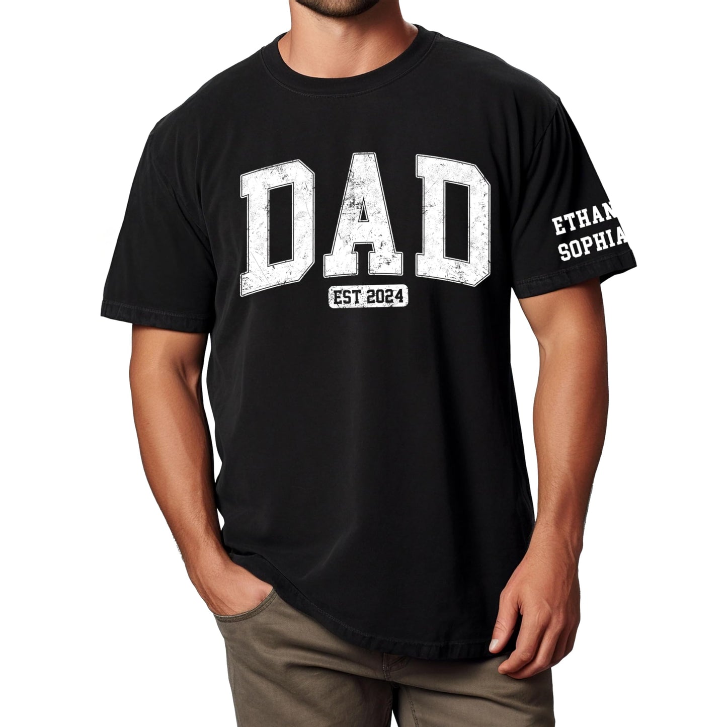 Personalized Custom Grandpa Shirt, Fathers Day Shirt Gifts for Grandpa, Gifts for Dad
