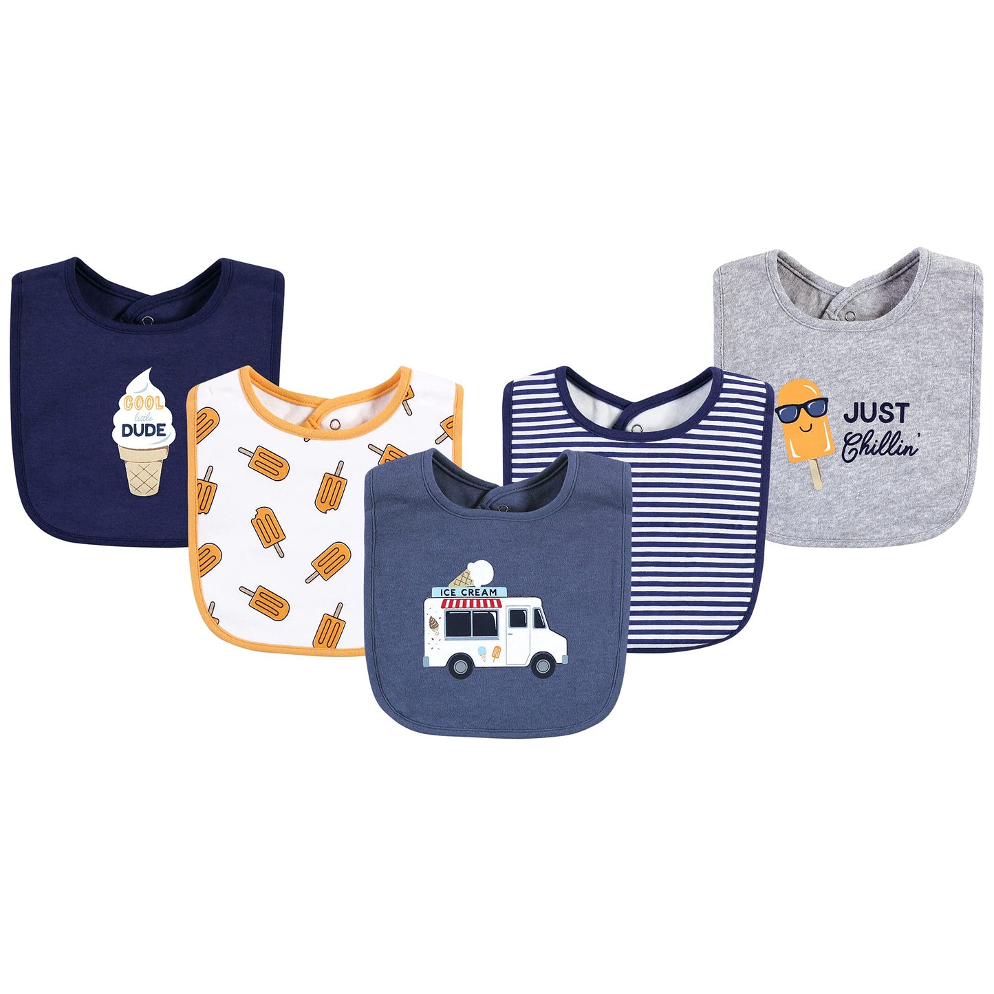 Hudson Baby Unisex BabyCotton Bibs