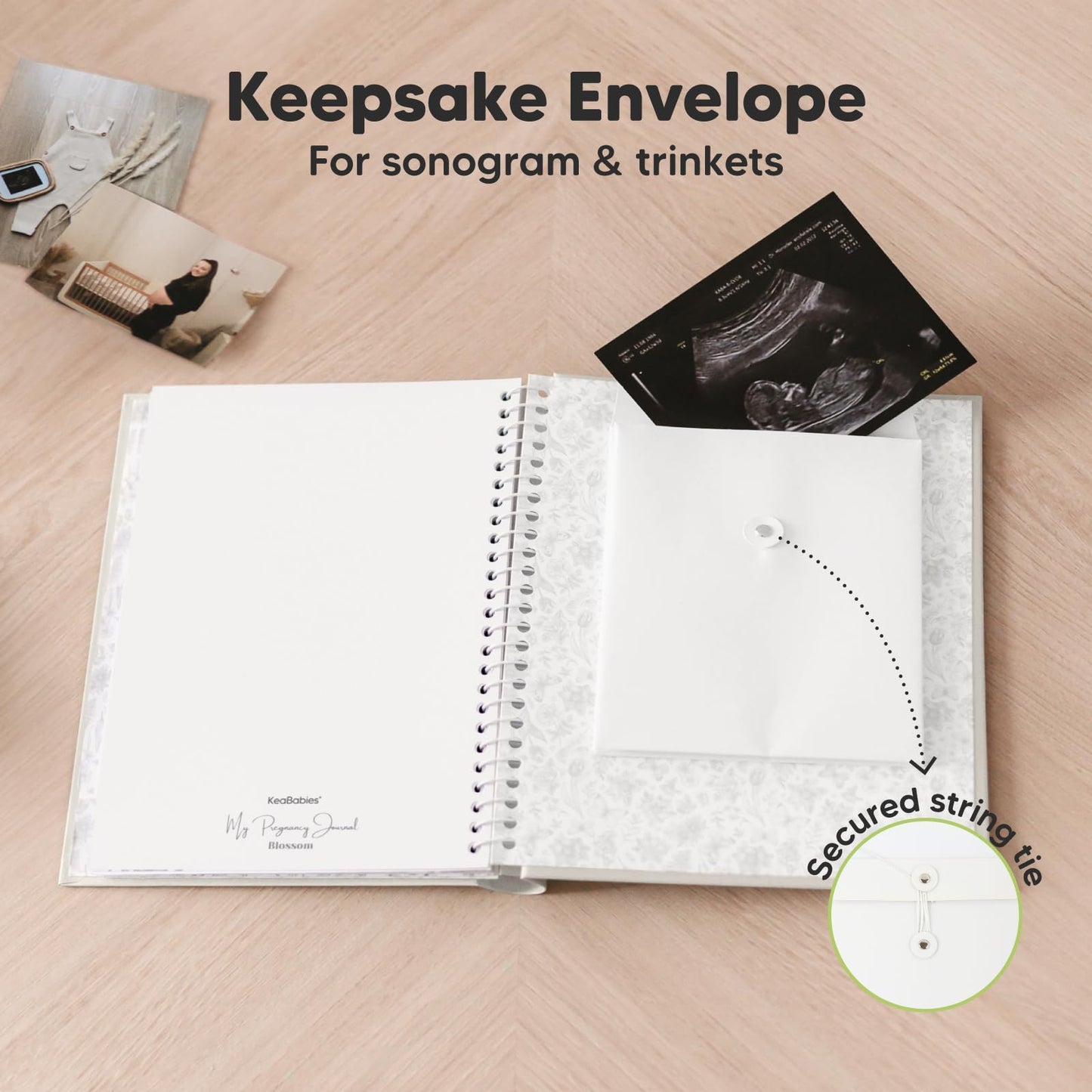 Pregnancy Journal, Pregnancy Announcements - 80 Pages Hard Cover Baby Books For Mom To Be Gift, Baby Memory Book Keepsake, Gender Reveal Gifts For New Moms, Mother's Day Gifts (Clay)