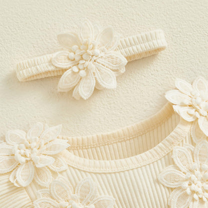 MERSARIPHY Newborn Baby Girl Boho Outfits Infant Lace Tulle Ruffle Bubble Romper Dress Jumpsuit Bodysuit Photoshoot Clothes