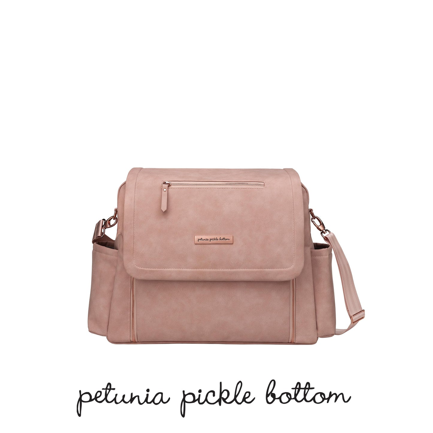 Petunia Pickle Bottom Boxy Backpack Deluxe, Diaper Bag for Parents, Stylish Baby Bag, Spacious Backpack, On-The-Go Moms, Toffee Rose