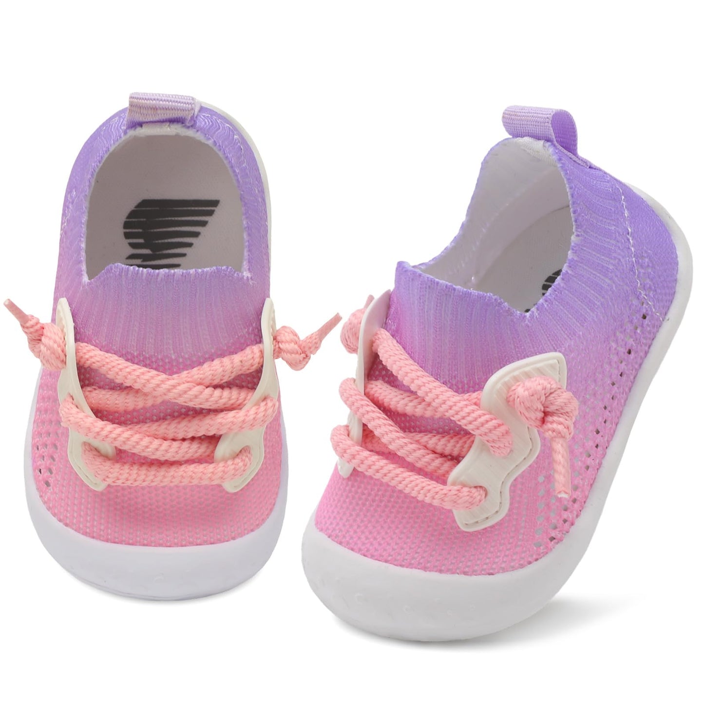 BARERUN Baby Shoes Baby First Walking Shoes Infant Sneakers Wide Barefoot Slip on Soft Sole Boys Girls Crib Shoe Toddler Breathable Lightweight House Socks
