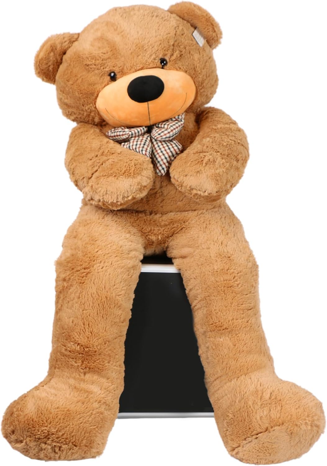Joyfay 63" Giant Teddy Bear Light Brown Huge 5.25 feet Stuffed Teddy Bear Soft Toy Valentine's Big Gift