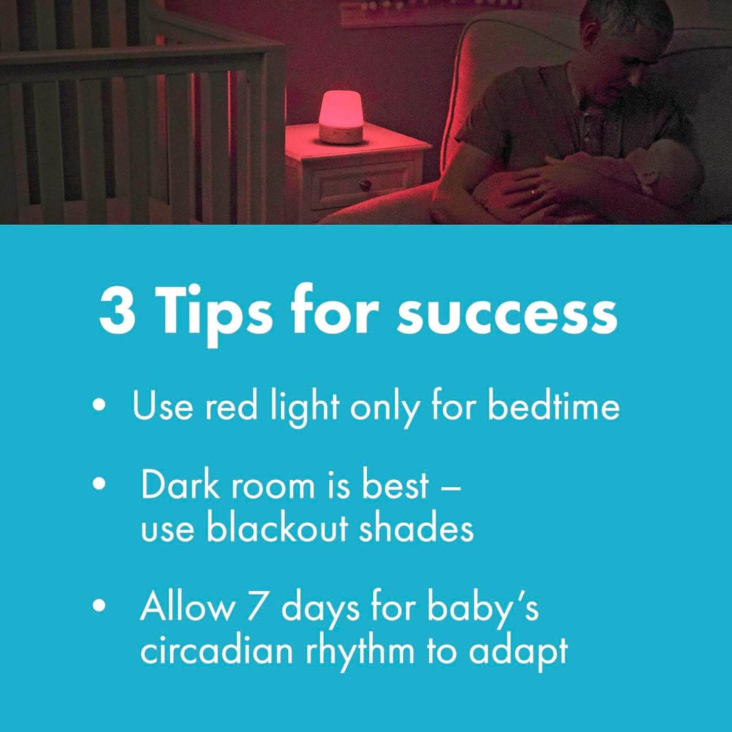 The First Years Sunset Baby Soother Night Light and Sound Machine - Red Kids Sleep Training Aid for Toddlers - Supports Natural Melatonin Production