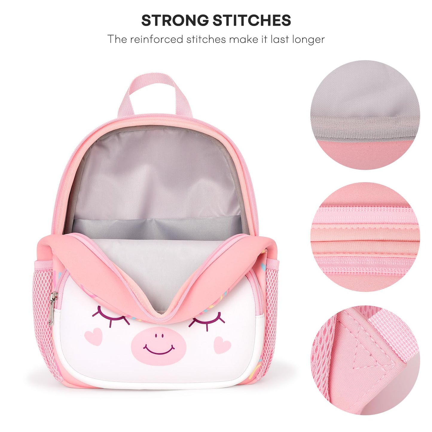 mibasies Toddler Backpacks for Girls 2-4: Baby Preschool Backpack - Kids Unicorn Backpack for Boys Girls - 12inch Mini School Bag