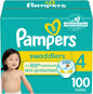 Pampers Baby Diapers - Swaddlers - Size 1, 198 Count, Ultra Absorbent Disposable Infant Diaper