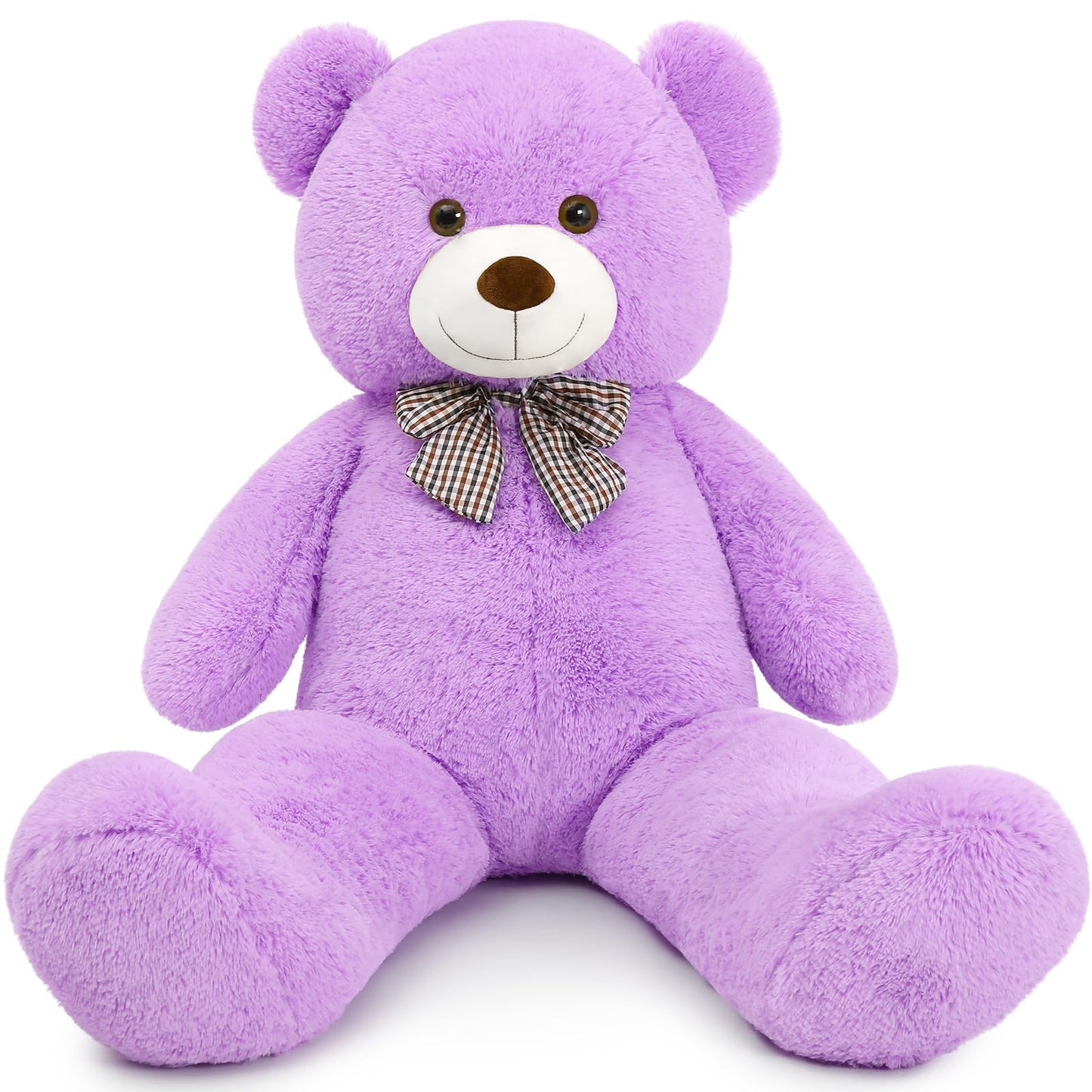 MaoGoLan Giant Big Teddy Bear 4 Feet 47 inch Life Size Tan Plush Bear Brown Stuffed Animal for Children Boyfriend