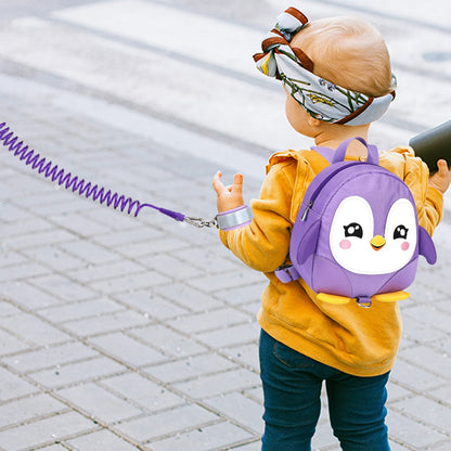 Accmor Toddler Harness Backpack Leash, Cute Dinosaur Backpacks with Anti Lost Wrist Link, Cute Mini Child Backpack Wristband Tether Strap and Protection Leashes for Boys Girls Aged 1-3 Years