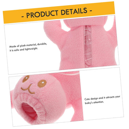 1pc Cover for Baby Bottle Security + Safely Safemend Caterpillar Pink Feeding Bottle