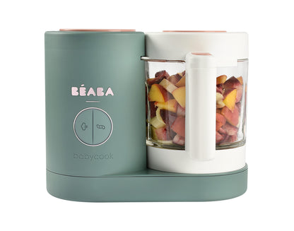 BEABA Babycook Neo Baby Food Maker | Non-Toxic Glass & Stainless Steel | Trusted by Celebrity Moms | Sustainable Baby Food Processor | Global Leader| 34 Servings in 20 Mins
