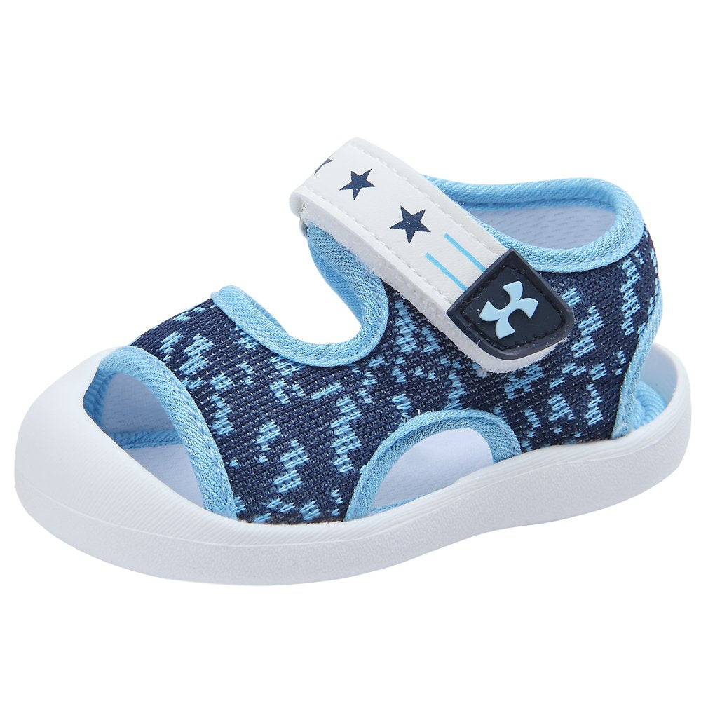 Baby Summer Sandals Breathable Mesh Rubber Sole Non-Slip Outdoor Shoes for Boys and Girls 9-30 Months