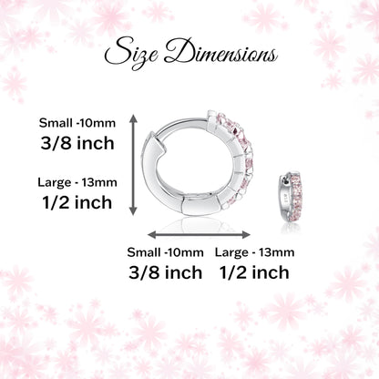 Cherished Moments Sterling Silver and 14K Gold Plated 10mm Hoop Earrings