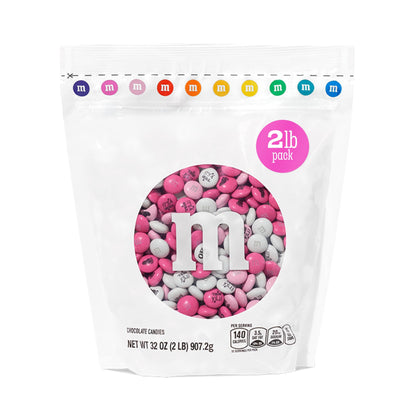 M&M'S World It's A Boy Milk Chocolate Candy 2lb Bag with White and Blue M&M'S for Baby Boy Showers Gender Reveal Parties and Baby Celebration Favors