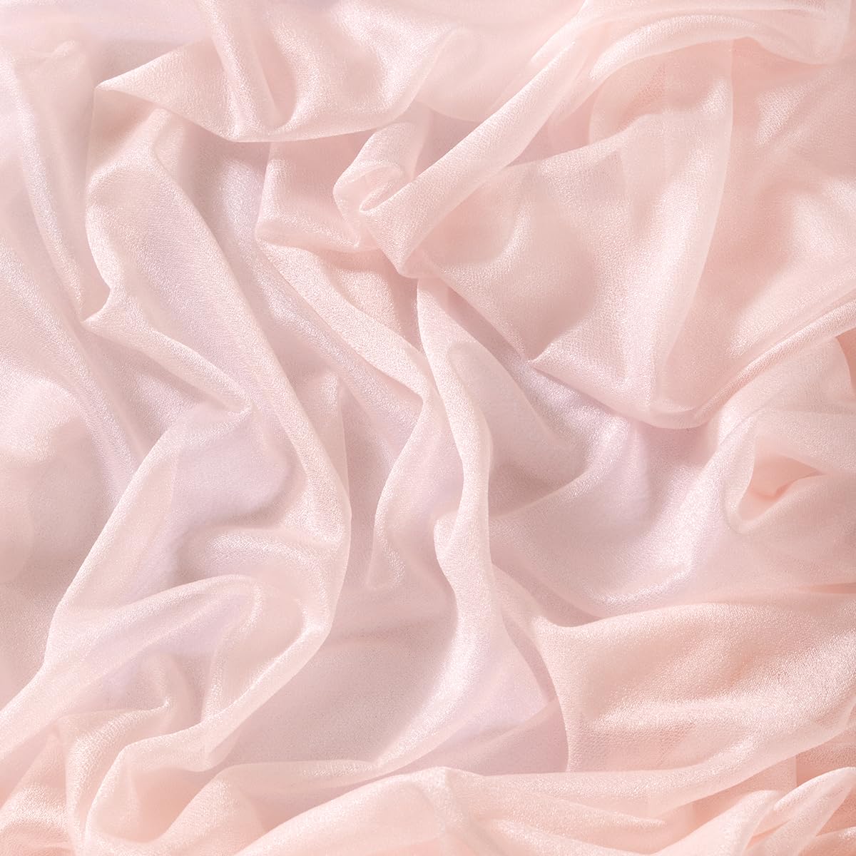 Socomi Blush Pink Gauze Table Runner Chiffon Like Wedding Table Runner 120 inches Long Boho Rustic for Bridal Shower Decorations Baby Shower