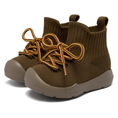 MORENDL Baby Sock Shoes Toddler Sneakers Infant Tennis Slip On Walking Shoes Boys & Girls Non-Slip Slippers