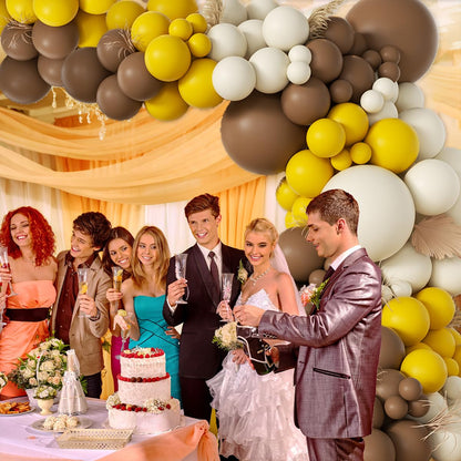 155Pcs Sage Green White Gold Balloon Garland Arch Kit with Gold Confetti Balloons for Graduation Baby Shower Decor Happy Birthday Party Wedding Jungle Decorations