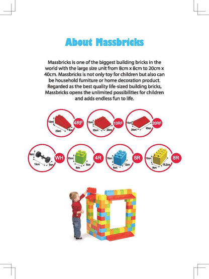 Giant Plastic Blocks Jumbo, Big Blocks, Jumbo Blocks, Big Building Blocks Jumbo, Giant Blocks, Huge Blocks, Jumbo Building Blocks, 86 Pieces Large Blocks for Kids Ages 1 to 8 86 pcs blocks with wheels