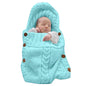 XMWEALTHY Newborn Baby Wrap Swaddle Blanket Knit Sleeping Bag Receiving Blankets Stroller Wrap for Baby(Dark Gray) (0-6 Month)