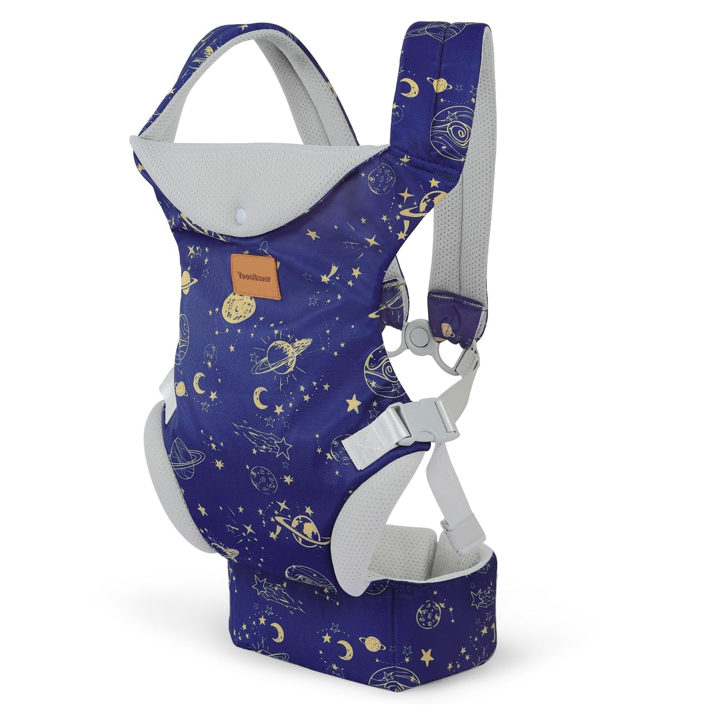 Baby Carrier Newborn to Toddler, Ergonomic Adjustable Toddler Carriers for 7-65 Lbs, Cozy Lightweight Infant Carrier with Neck Support, Baby Holder Carrier with Lumbar Support for Mom Dad