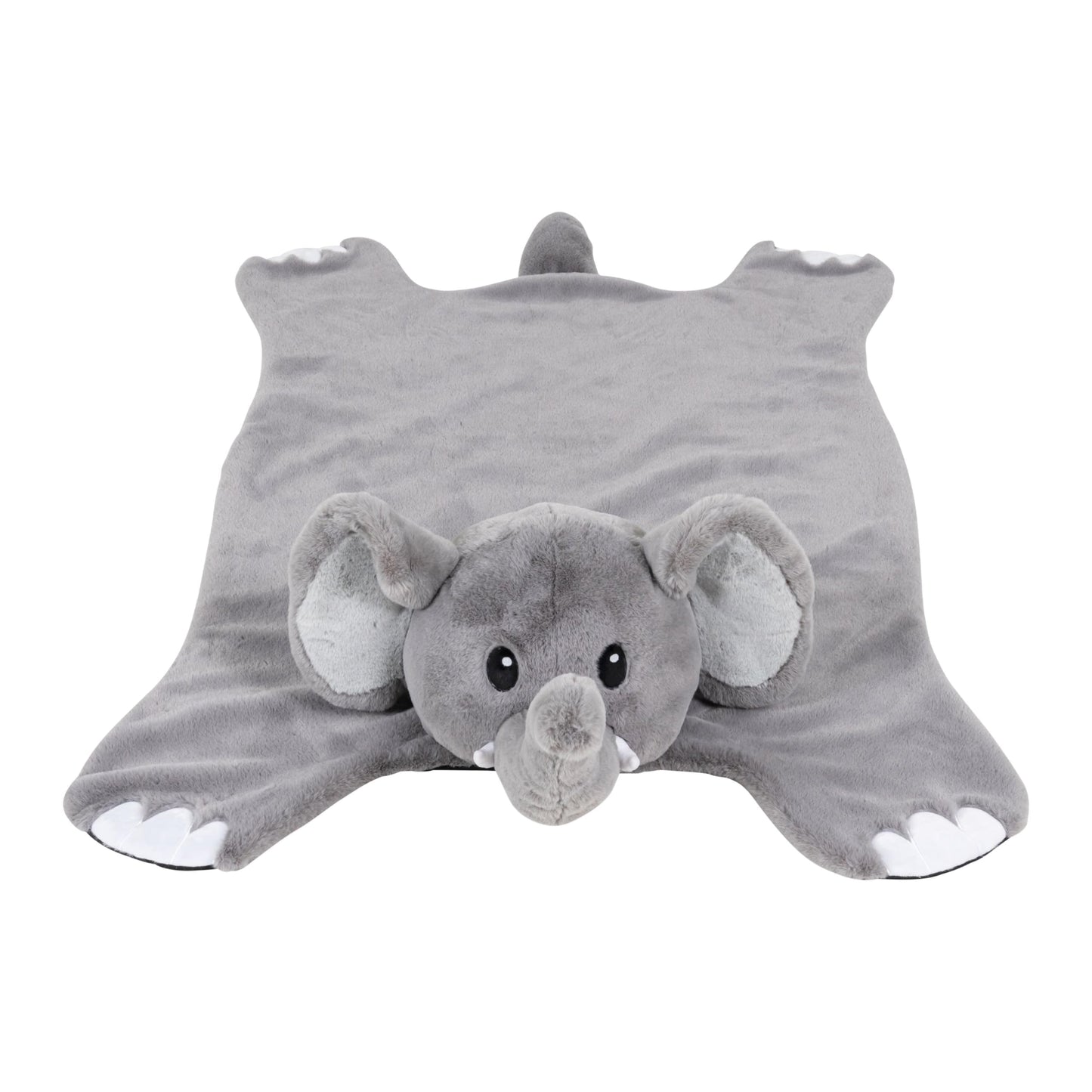 Plush PlushieRugs - Animal Rug for Kids Room, Fluffy Nursery and Fur Kids Rugs for Playroom - Big Large Stuffed Animals Irregular Shaped Rug that Works Great as Woodland Nursery Decor (Dinosaur)