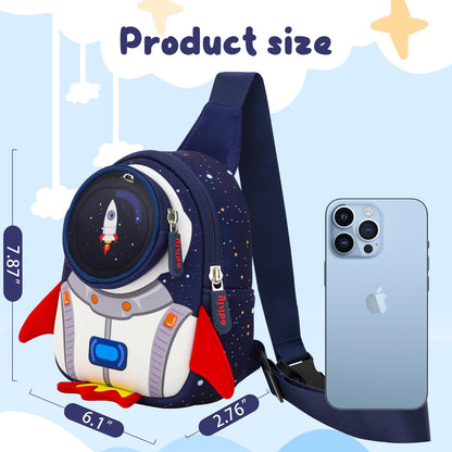 yisibo Rocket Toddler Backpack with Leash,3-6 Years Anti-lost Kids Backpack,Children Backpack for boys girls