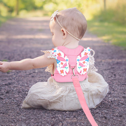 Accmor 3 in 1 Toddler Harness Leashes + Anti Lost Wrist Link, Kids Harness Children Leash for Girls, Child Anti Lost Leash Baby Cute Harness Belt Strap Hold Kids Close While Walking