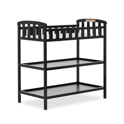 Dream On Me Emily Changing Table In Natural, Comes With 1" Changing Pad, Features Two Shelves, Portable Changing Station, Made Of Sustainable New Zealand Pinewood