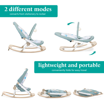 BuyBuy Baby by Evolur SleekSway Portable Rocker in Mint White