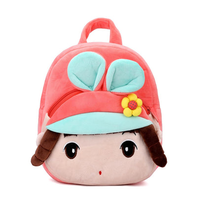 Cute Toddler Backpack Plush Animal Cartoon Mini Travel Daycare Bag for Baby Girl Boy 2-6 Years (Shark Blue)
