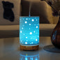 Essential Oil Diffuser Hand Blown Glass Aromatherapy Diffuser - Ultrasonic Cool Mist Scent Aroma Diffuser, Whisper Quiet with Auto Shut-Off, Timer Setting &7 Colors Night Light for Home