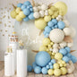 155Pcs Sage Green Arch Kit with Pea Green White Gold Balloons for Baby Shower Bridal Shower Birthday Engagement Wedding Wild One Party Decorations