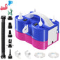 Electric Balloon Pump, 3-in-1 Portable Air Pump for Inflatables and Balloons, Dual Nozzle Balloon Blower Machine for Latex 260q Foil Balloons 110V Inflator Deflator for Pool Floats Air Mattress