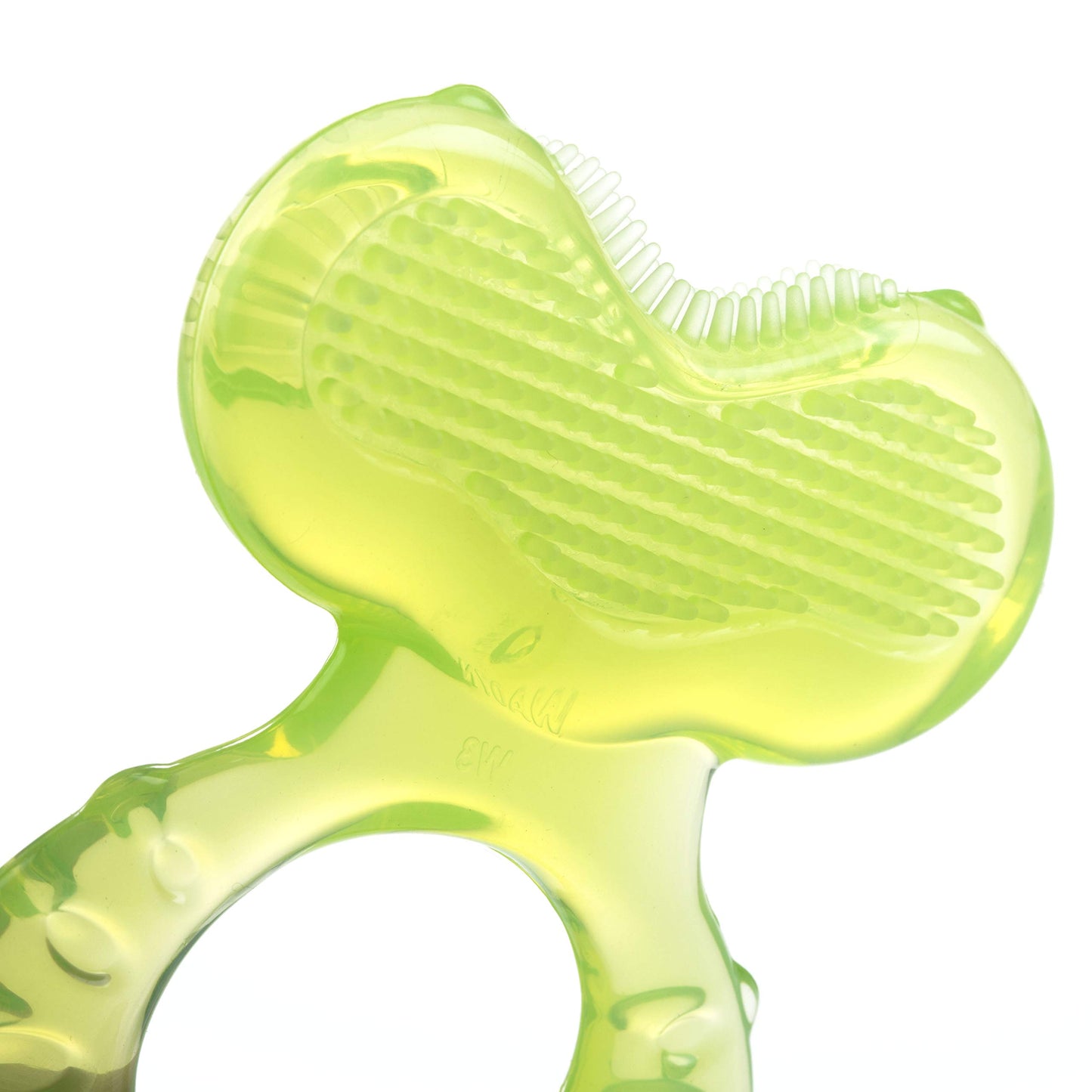 Nuby 3 Step Soothing Teether 3 Piece Set- Front, Middle, Back Teeth Teething- Pink/Purple, 3 m+
