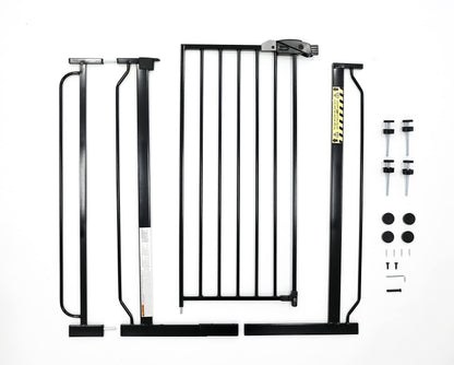 Regalo Easy Step 38.5-Inch Wide Walk Thru Baby Gate, Includes 6-Inch Extension Kit, Pressure Mount Kit, Wall Cups