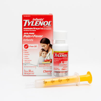 Infants' TYLENOL Oral Suspension, Grape, 2 Fl. Oz