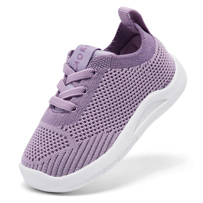 MORENDL Toddler Shoes Baby Walking Sock Shoes Infant Sneakers 0-4 Years Boy Girl Barefoot Tennis Shoe Non-Slip Brethable