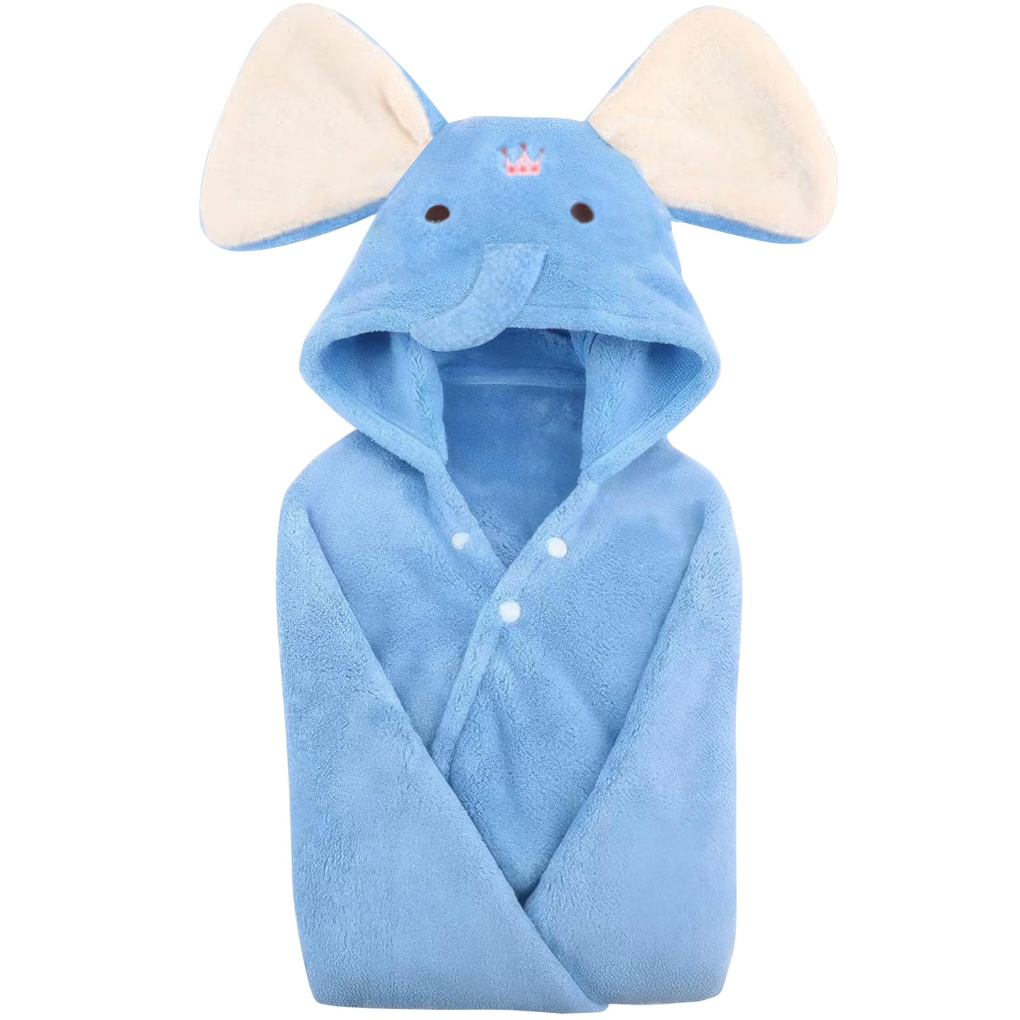 Toddler Hooded Bath Towel 27.5" X 55" Baby Towels with Hood Frog Soft Absorbent Toddler Towel Poncho Baby Hooded Blanket for Boys Girls