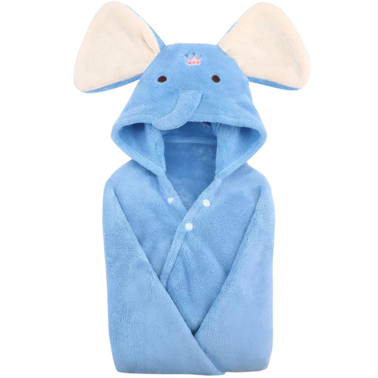 Toddler Hooded Bath Towel 27.5" X 55" Baby Towels with Hood Frog Soft Absorbent Toddler Towel Poncho Baby Hooded Blanket for Boys Girls