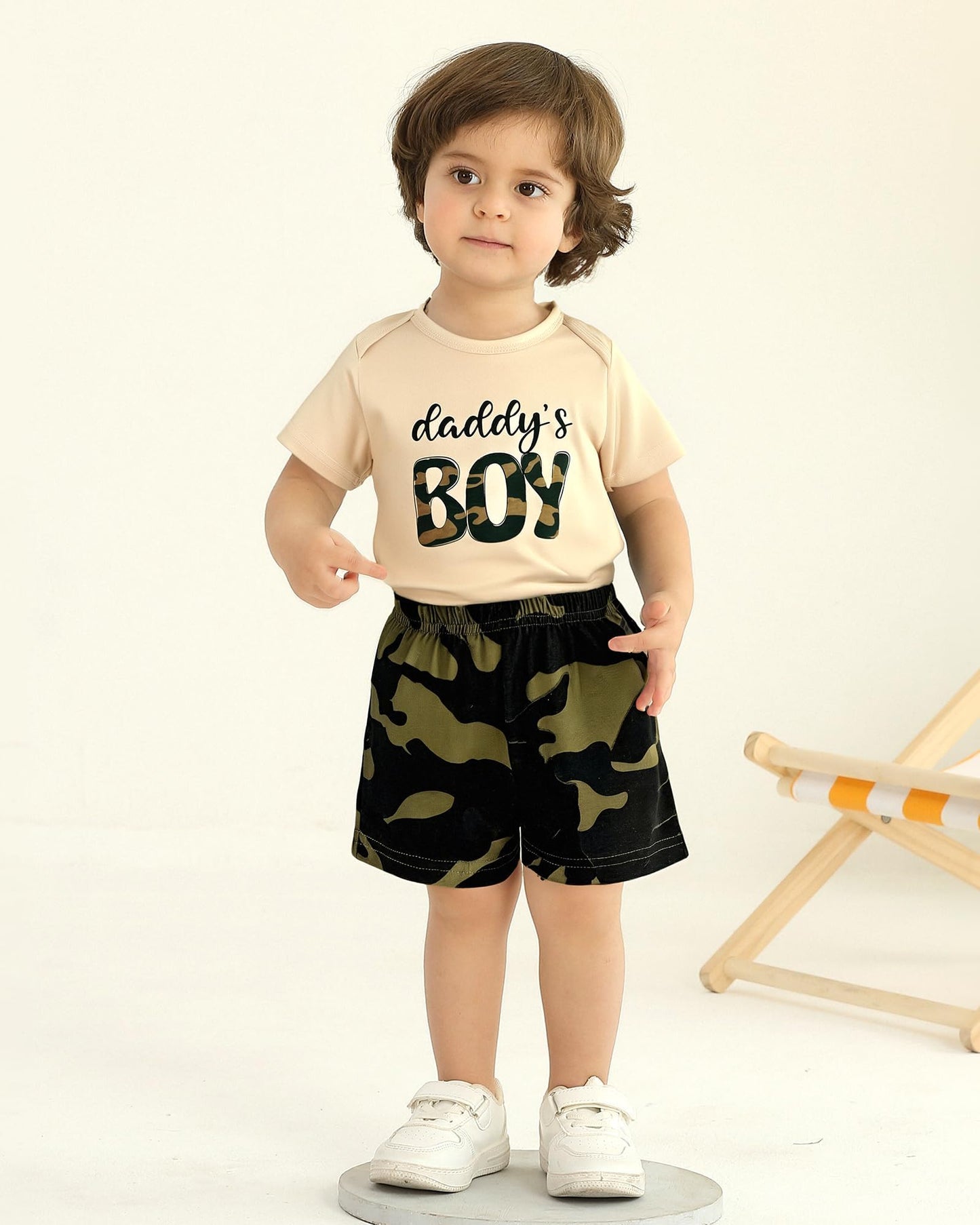 NZRVAWS Newborn Baby Boy Clothes Letter Printed Romper Shorts Summer Infant Outfits Camo Clothing Set 0 3 6 9 12 Months
