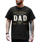 FLOCHIL Personalized Dad Shirt for Men, Custom Dad Shirt with Kids Names, Customized Fathers Day T Shirt, Gifts for Dad
