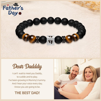 Father's Day Bracelets.Bracelet for Men Father Dad Grandpa Husband Son Brother Boyfriend Nephew.Bracelet Gifts for Birthday Graduation Anniversary Christmas