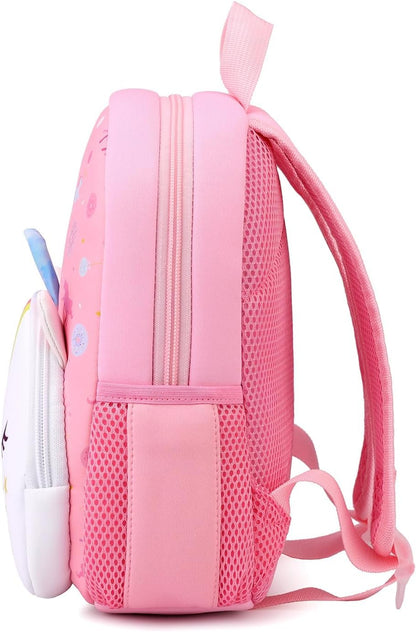 Toddler Backpack Neoprene Zoo Kids Casual Backpack Water Resistance Kindergarten Preschool Bags for Little Boys Girls (Giraffe)